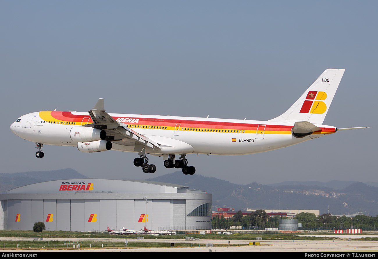 Aircraft Photo of EC-HDQ | Airbus A340-313 | Iberia | AirHistory.net #179405