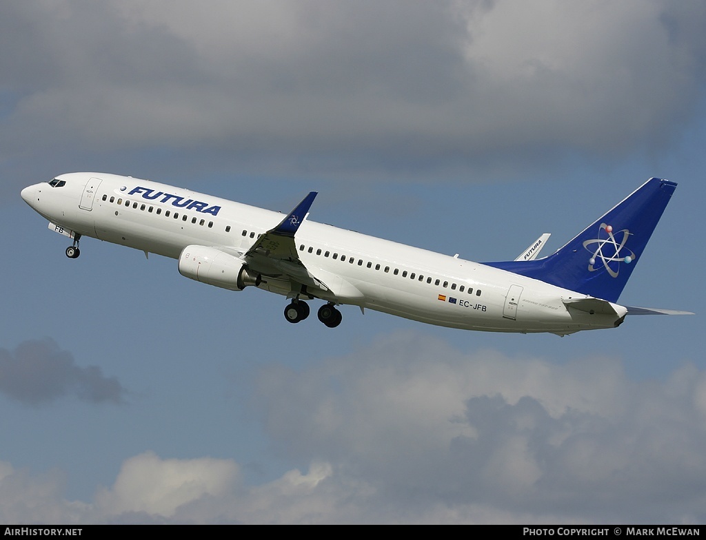 Aircraft Photo of EC-JFB | Boeing 737-86N | Futura International Airways | AirHistory.net #179411