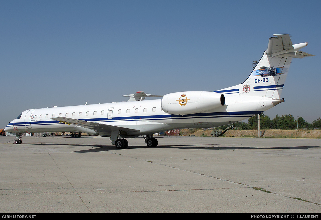 Aircraft Photo of CE-03 | Embraer ERJ-145LR (EMB-145LR) | Belgium - Air Force | AirHistory.net #179415