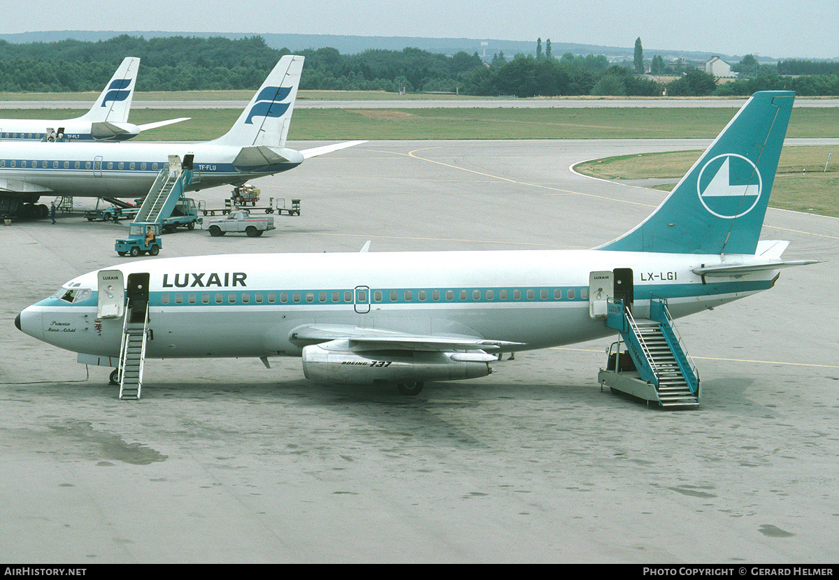 Aircraft Photo of LX-LGI | Boeing 737-2C9/Adv | Luxair | AirHistory.net #179430