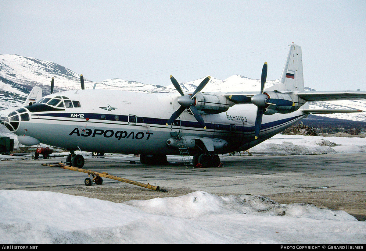Aircraft Photo of RA-11113 | Antonov An-12B | Aeroflot | AirHistory.net #179435