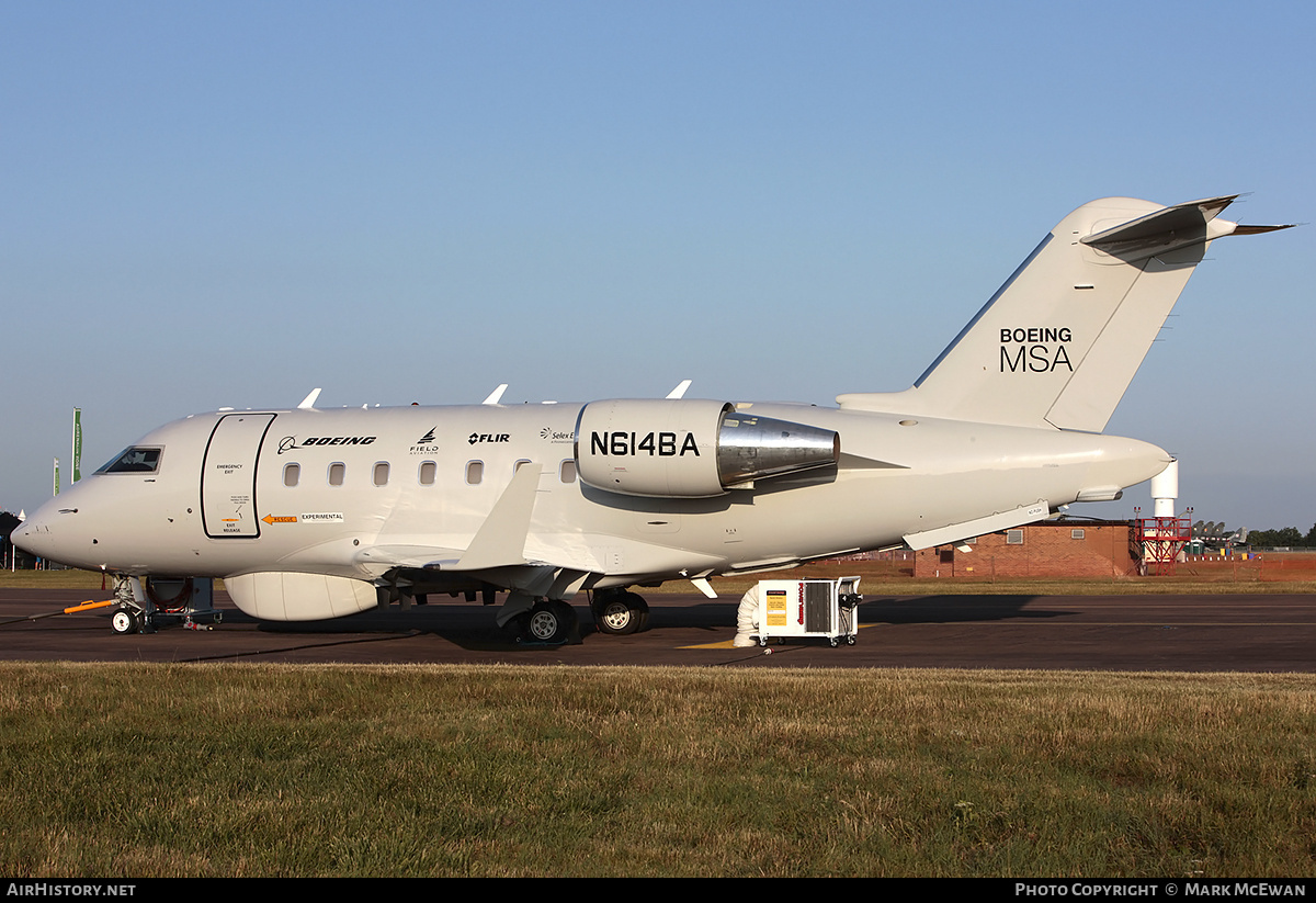 Aircraft Photo of N614BA | Bombardier Challenger 604 (CL-600-2B16) | Boeing | AirHistory.net #179442