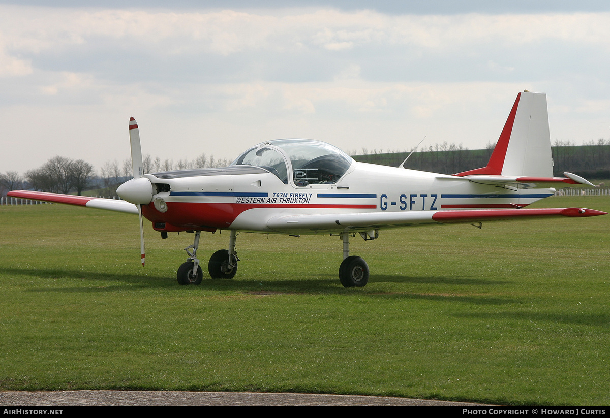 Aircraft Photo of G-SFTZ | Slingsby T-67M-160 Firefly | Western Air Thruxton | AirHistory.net #179454