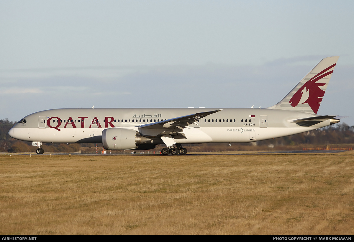 Aircraft Photo of A7-BCN | Boeing 787-8 Dreamliner | Qatar Airways | AirHistory.net #179467