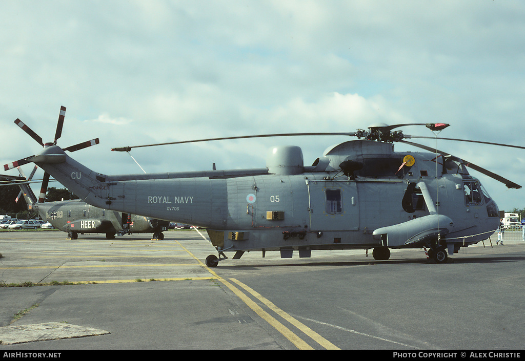 Aircraft Photo of XV706 | Westland WS-61 Sea King HAS6 | UK - Navy | AirHistory.net #179476