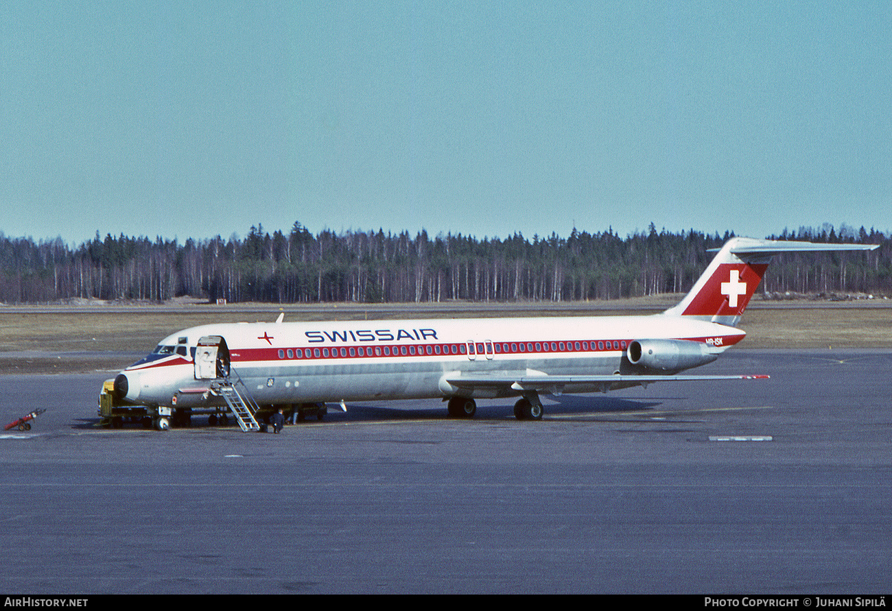Aircraft Photo of HB-ISK | McDonnell Douglas DC-9-51 | Swissair | AirHistory.net #179477