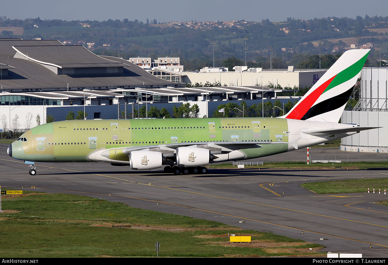 Aircraft Photo of F-WWSV | Airbus A380-861 | Emirates | AirHistory.net #179482