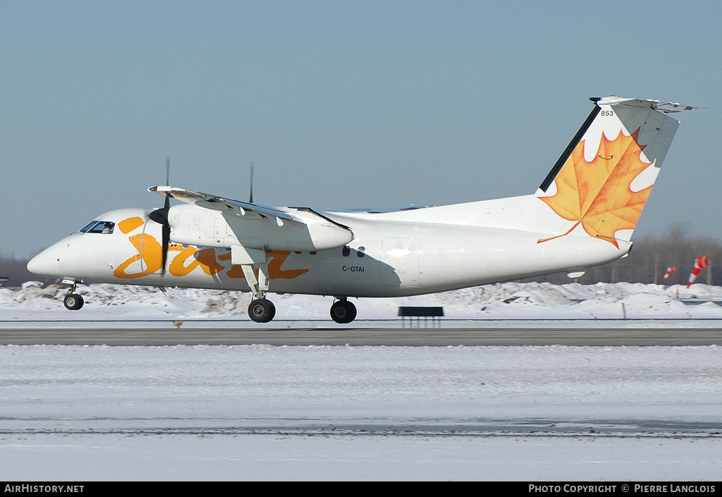 Aircraft Photo of C-GTAI | De Havilland Canada DHC-8-102 Dash 8 | Air Canada Jazz | AirHistory.net #179492