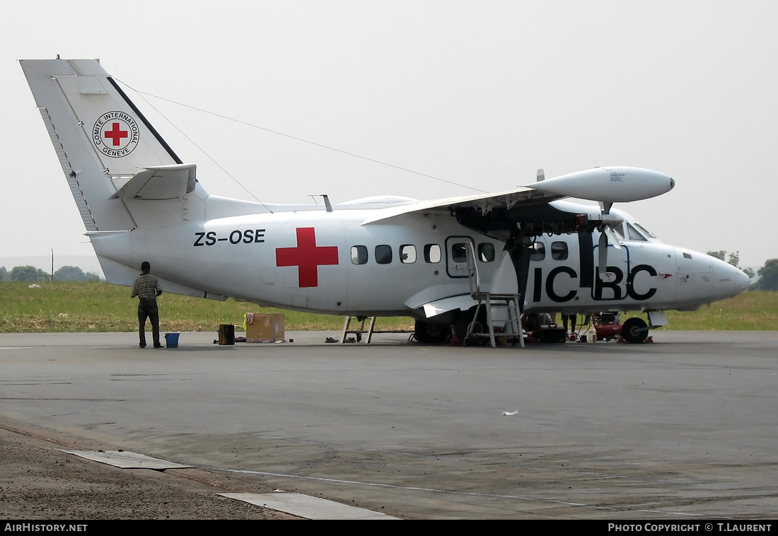 Aircraft Photo of ZS-OSE | Let L-420 Turbolet | ICRC - International Committee of the Red Cross | AirHistory.net #179498