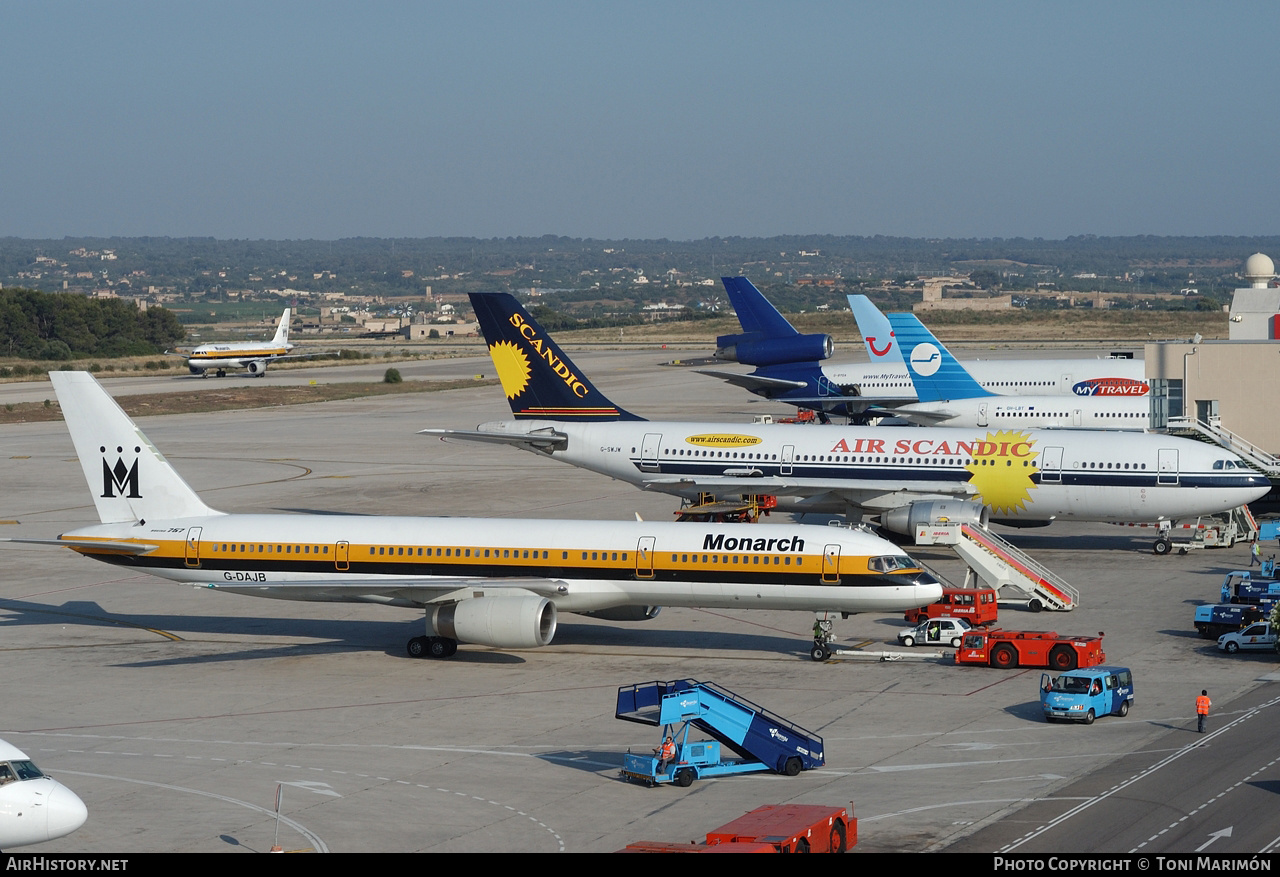 Aircraft Photo of G-DAJB | Boeing 757-2T7 | Monarch Airlines | AirHistory.net #179524