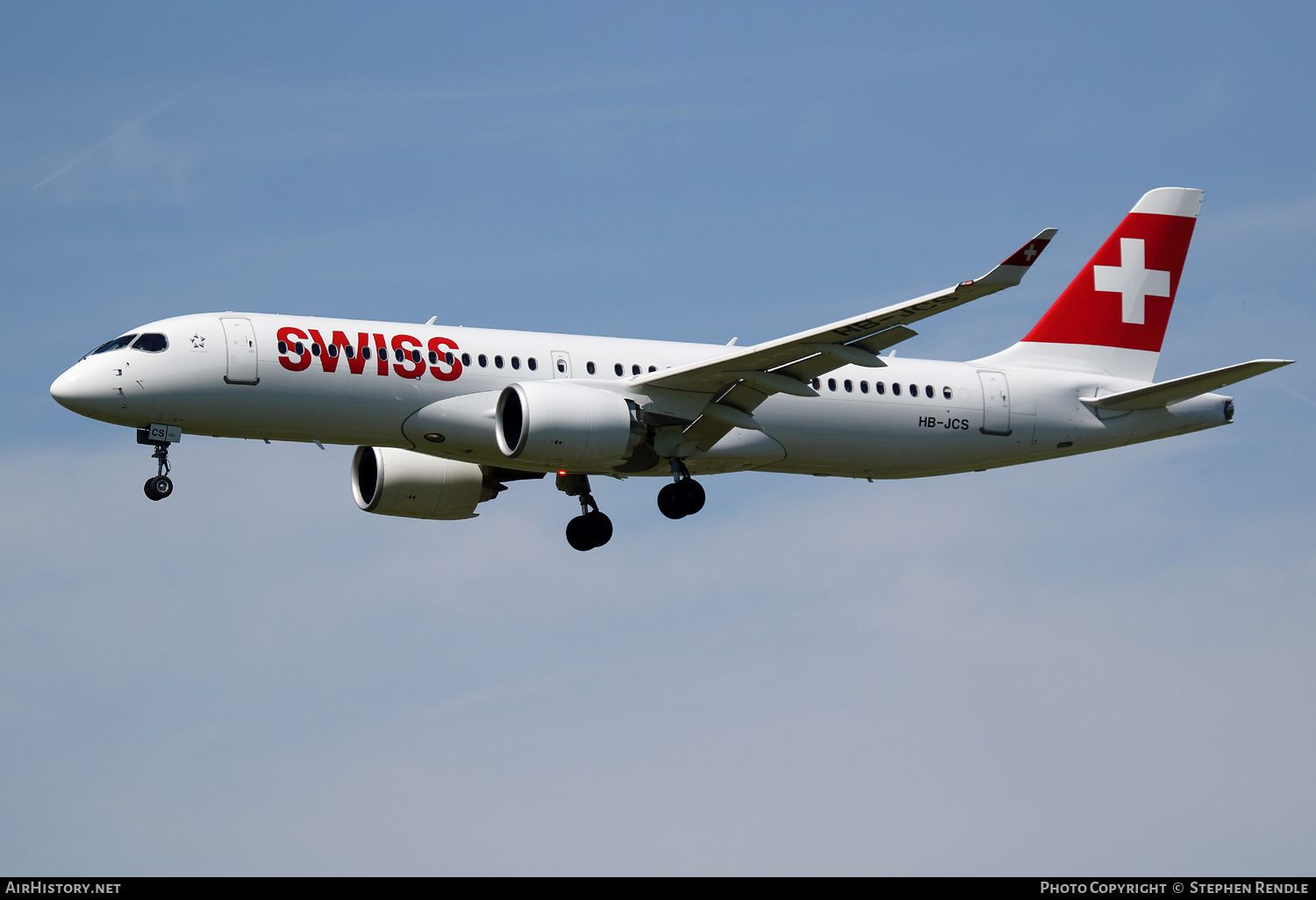 Aircraft Photo of HB-JCS | Airbus A220-371 (BD-500-1A11) | Swiss International Air Lines | AirHistory.net #179531