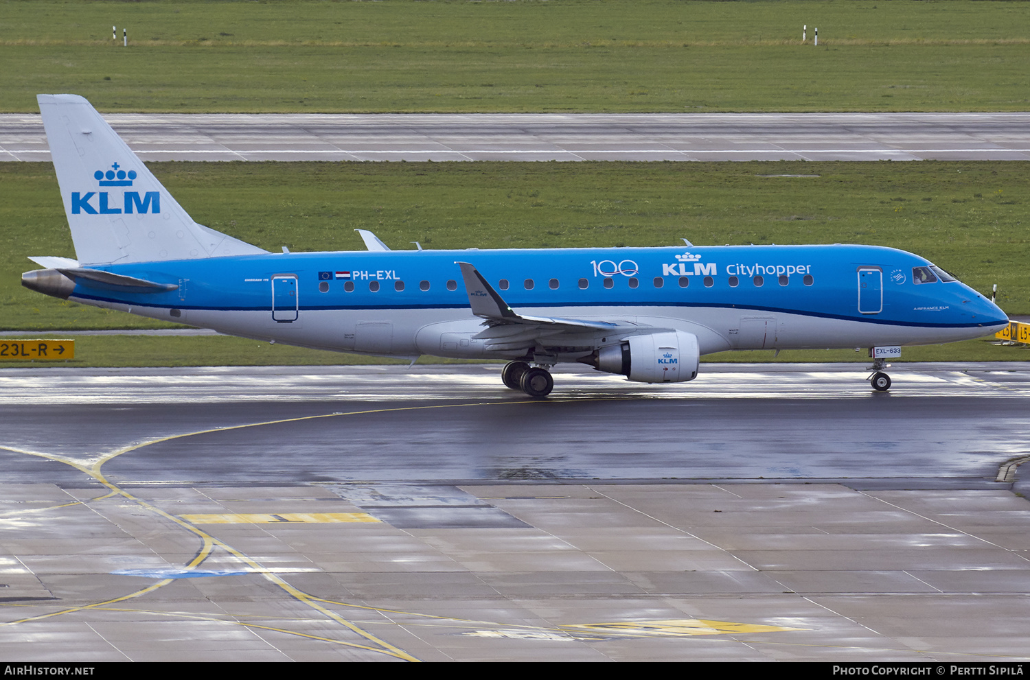 Aircraft Photo of PH-EXL | Embraer 175STD (ERJ-170-200STD) | KLM Cityhopper | AirHistory.net #179559