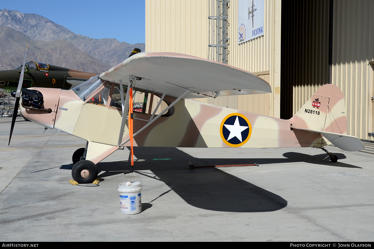 Aircraft Photo of N28118 | Piper J-3 Cub (L-4/NE) | AirHistory.net #179572