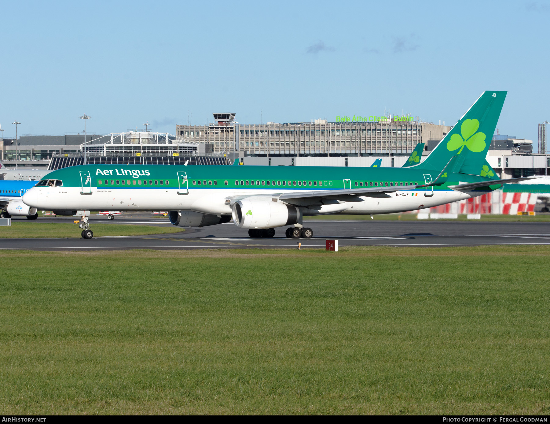 Aircraft Photo of EI-CJX | Boeing 757-2Y0 | Aer Lingus | AirHistory.net #179574