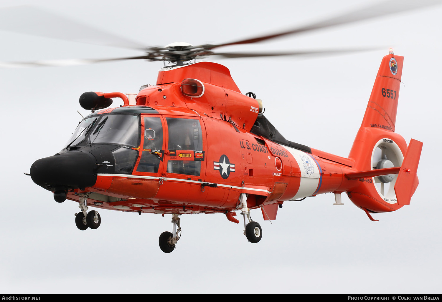 Aircraft Photo of 6557 | Aerospatiale MH-65D Dolphin | USA - Coast Guard | AirHistory.net #179575