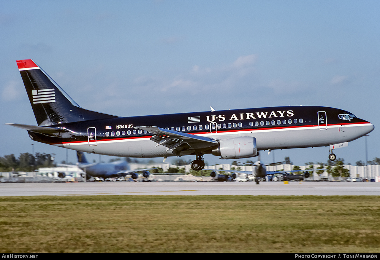 Aircraft Photo of N349US | Boeing 737-301 | US Airways | AirHistory.net #179578
