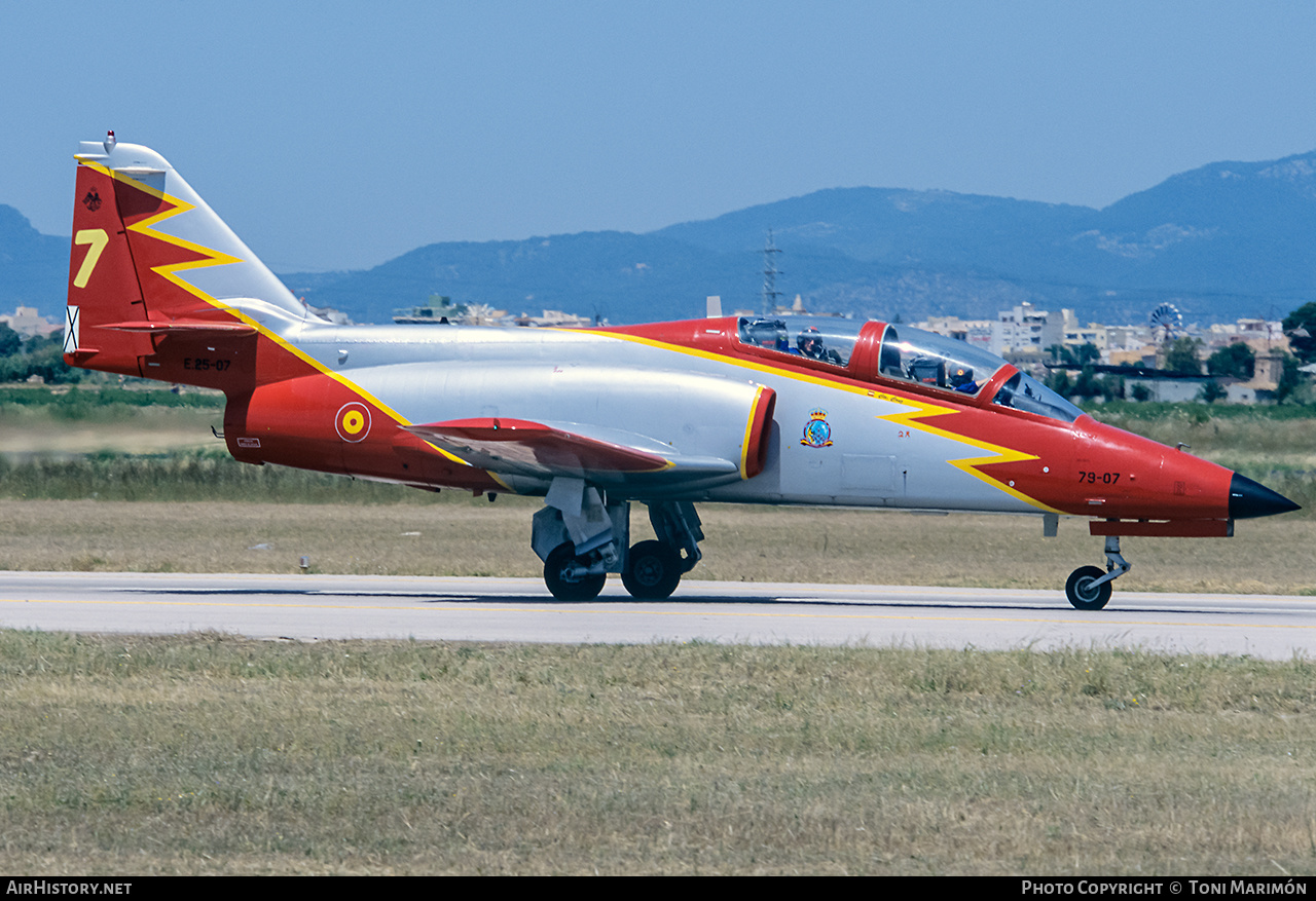 Aircraft Photo of E.25-07 | CASA C101EB Aviojet | Spain - Air Force | AirHistory.net #179596