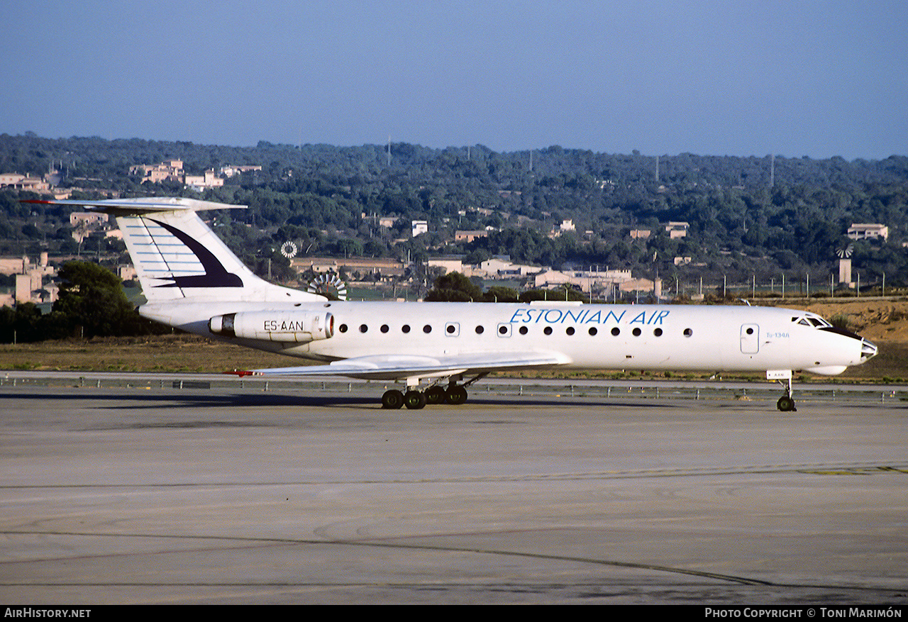 Aircraft Photo of ES-AAN | Tupolev Tu-134A | Estonian Air | AirHistory.net #179598