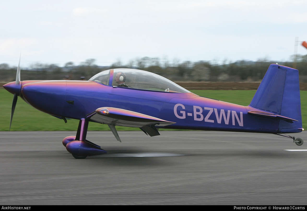 Aircraft Photo of G-BZWN | Van's RV-8 | AirHistory.net #179602