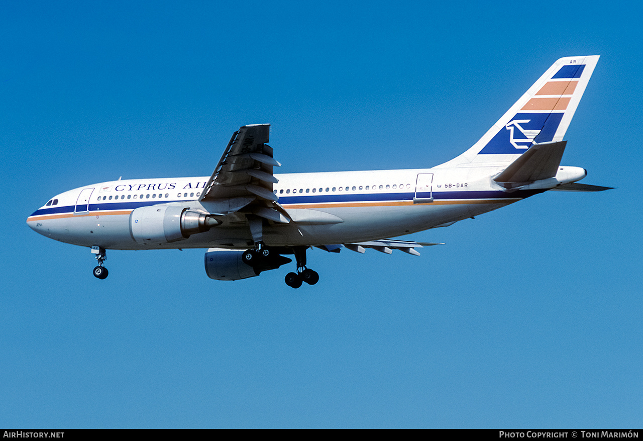 Aircraft Photo of 5B-DAR | Airbus A310-203 | Cyprus Airways | AirHistory.net #179610