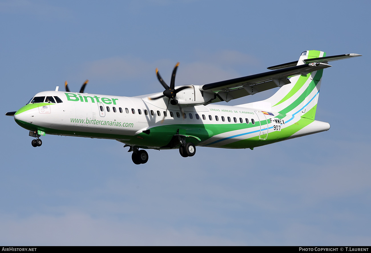 Aircraft Photo of F-WWEX | ATR ATR-72-500 (ATR-72-212A) | Binter Canarias | AirHistory.net #179614