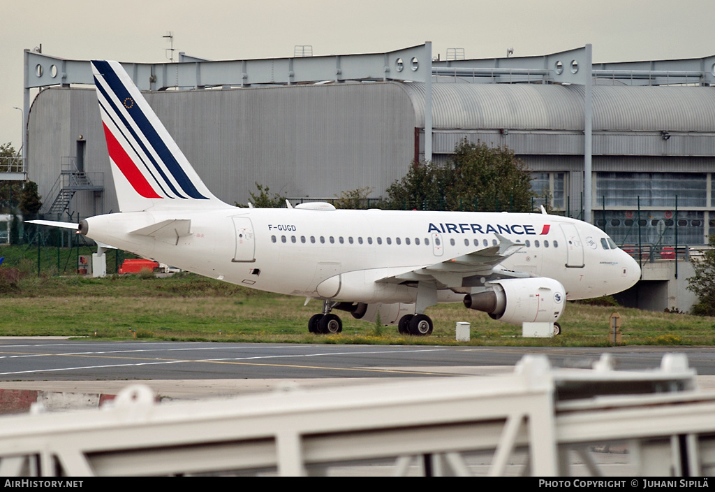 Aircraft Photo of F-GUGD | Airbus A318-111 | Air France | AirHistory.net #179680