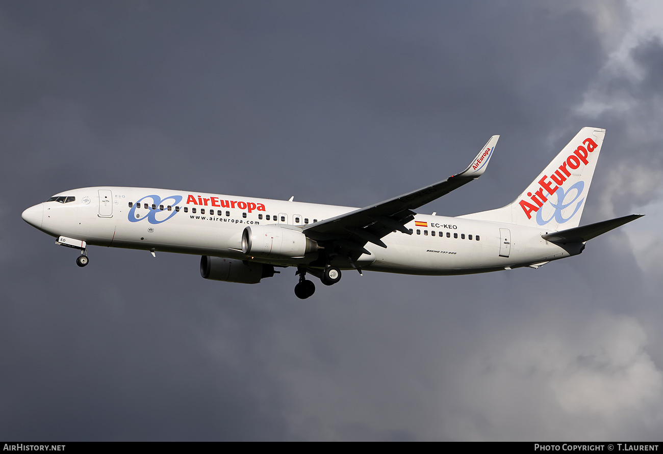 Aircraft Photo of EC-KEO | Boeing 737-85P | Air Europa | AirHistory.net #179698