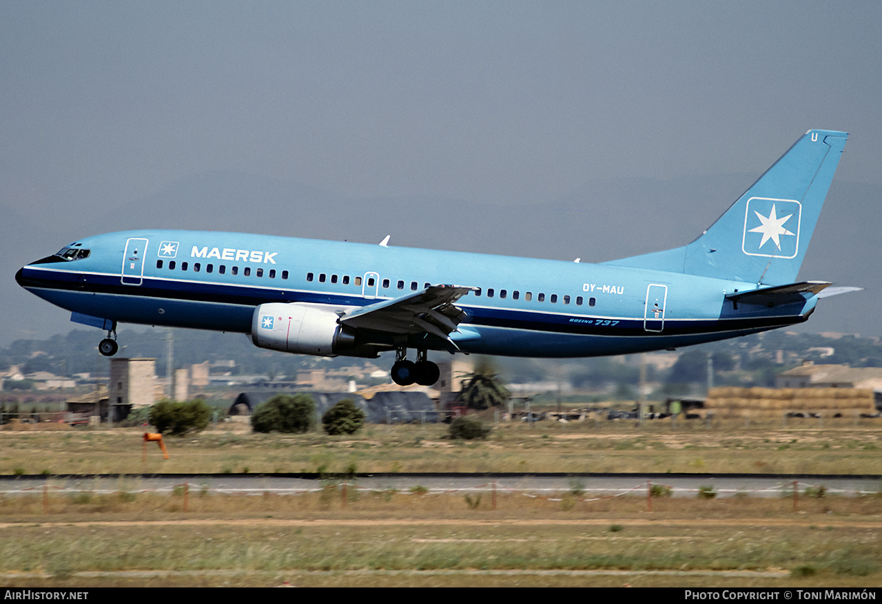 Aircraft Photo of OY-MAU | Boeing 737-3L9 | Maersk Air | AirHistory.net #179699