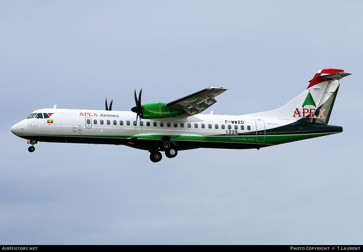 Aircraft Photo of F-WWED | ATR ATR-72-600 (ATR-72-212A) | Apex Airlines | AirHistory.net #179713