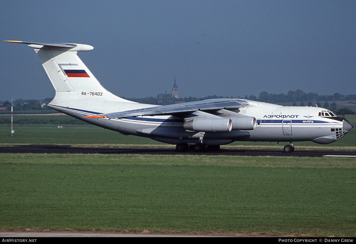 Aircraft Photo of RA-76403 | Ilyushin Il-76TD | Aeroflot | AirHistory.net #179717