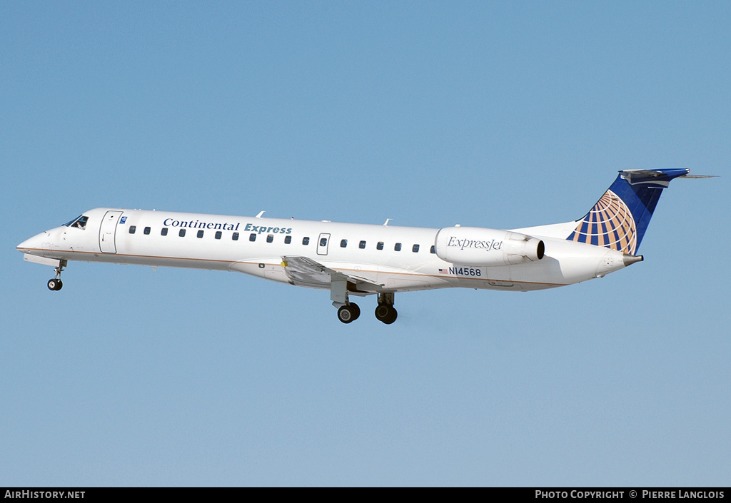 Aircraft Photo of N14568 | Embraer ERJ-145LR (EMB-145LR) | Continental Express | AirHistory.net #179746