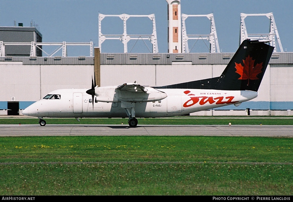 Aircraft Photo of C-FADJ | De Havilland Canada DHC-8-102A Dash 8 | Air Canada Jazz | AirHistory.net #179770