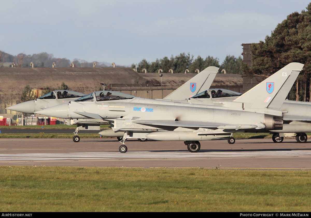 Aircraft Photo of ZK317 | Eurofighter EF-2000 Typhoon FGR4 | UK - Air Force | AirHistory.net #179781