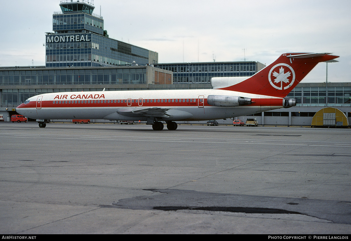 Aircraft Photo of C-GAAN | Boeing 727-233/Adv | Air Canada | AirHistory.net #179818