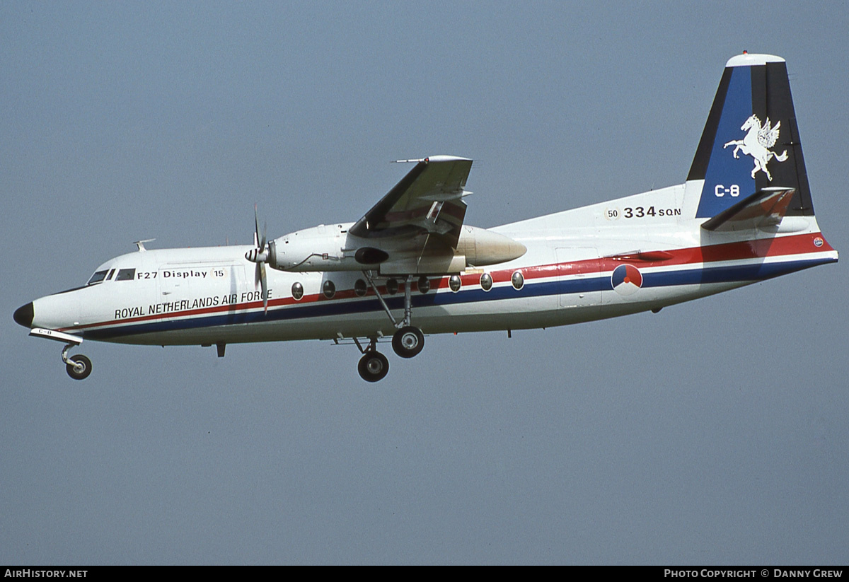 Aircraft Photo of C-8 | Fokker F27-300M Troopship | Netherlands - Air Force | AirHistory.net #179836