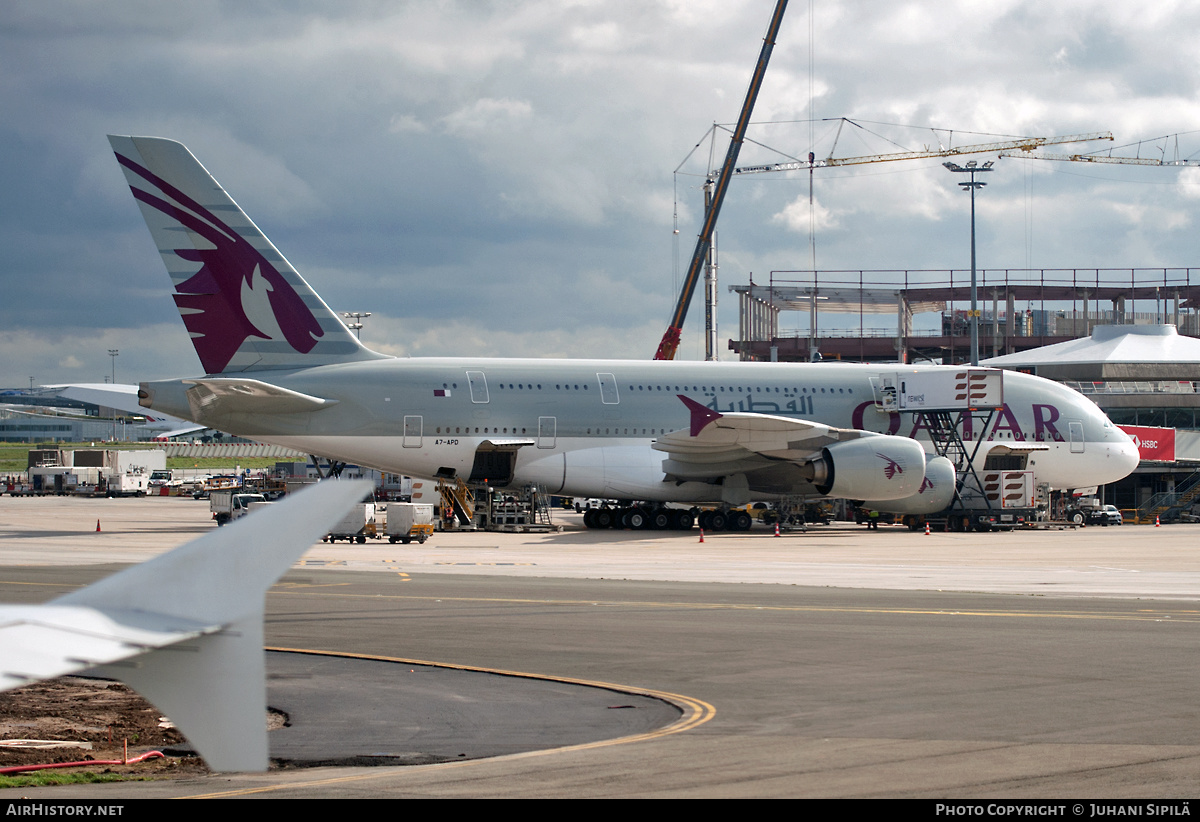 Aircraft Photo of A7-APD | Airbus A380-861 | Qatar Airways | AirHistory.net #179841