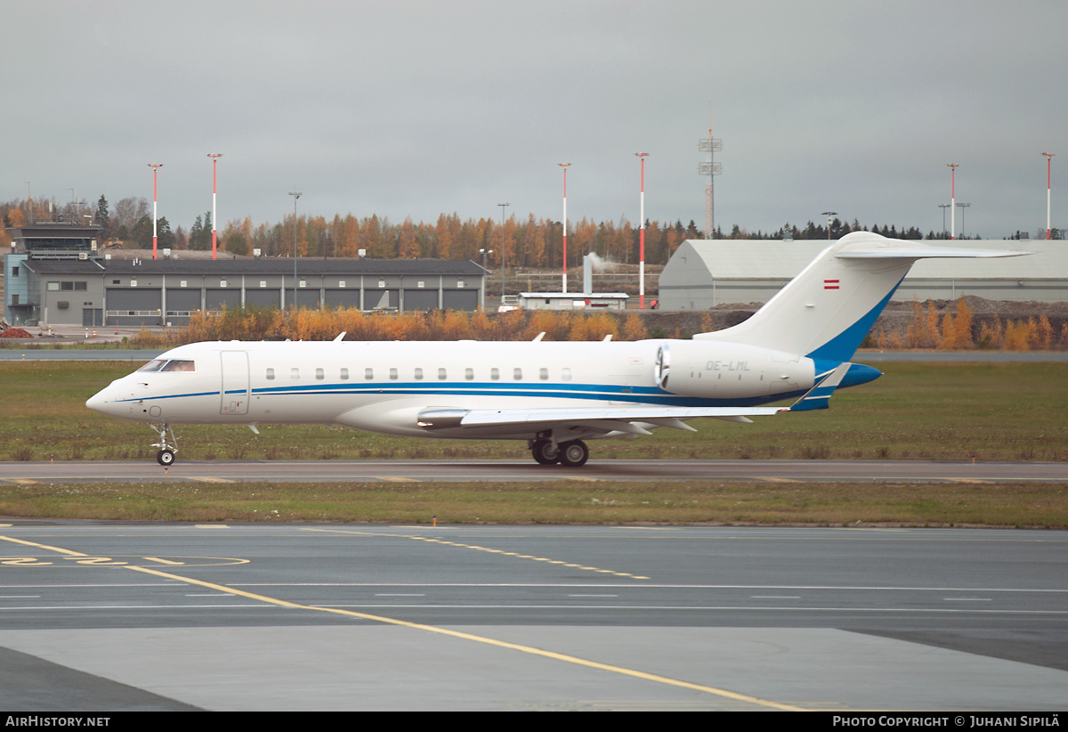 Aircraft Photo of OE-LML | Bombardier Global 6000 (BD-700-1A10) | AirHistory.net #179847