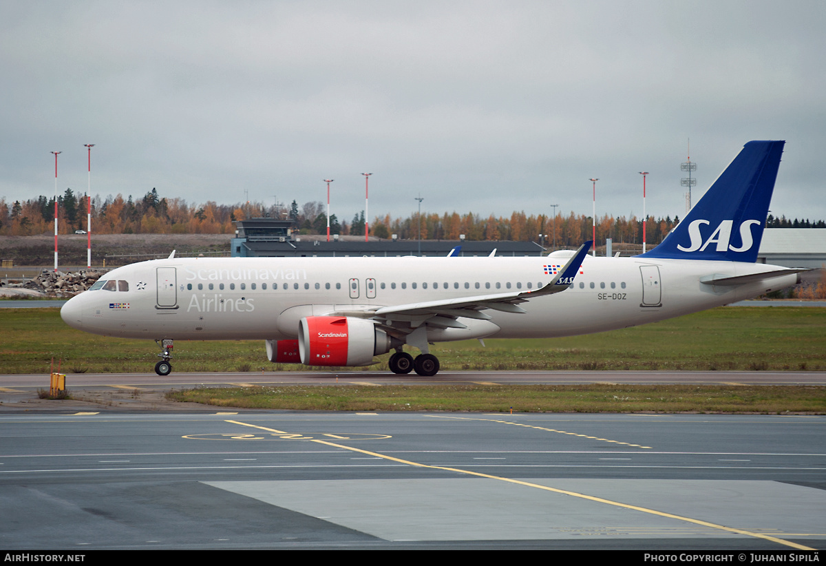 Aircraft Photo of SE-DOZ | Airbus A320-251N | Scandinavian Airlines - SAS | AirHistory.net #179861