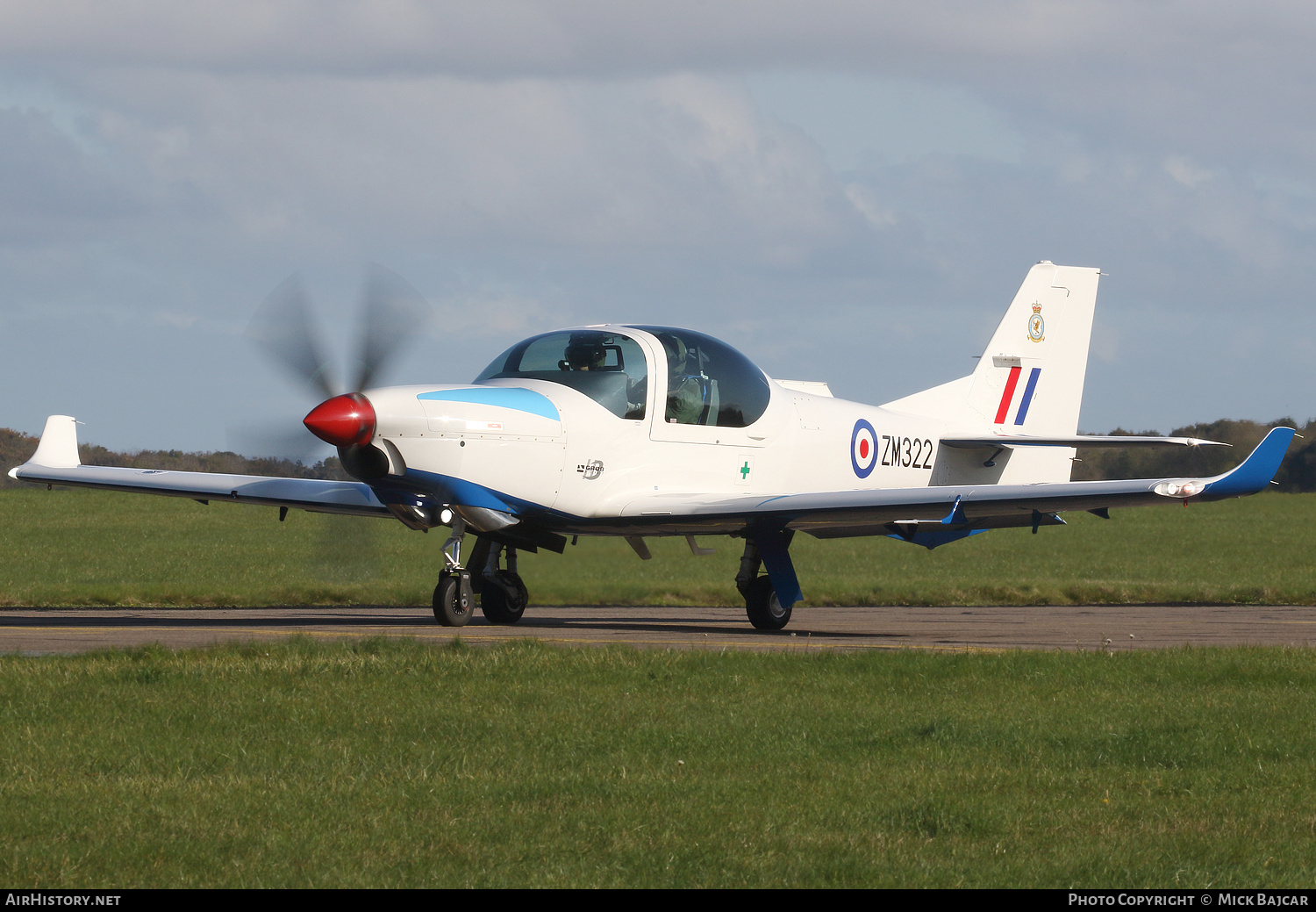 Aircraft Photo of ZM322 | Grob G-120TP Prefect T1 | UK - Air Force | AirHistory.net #179876