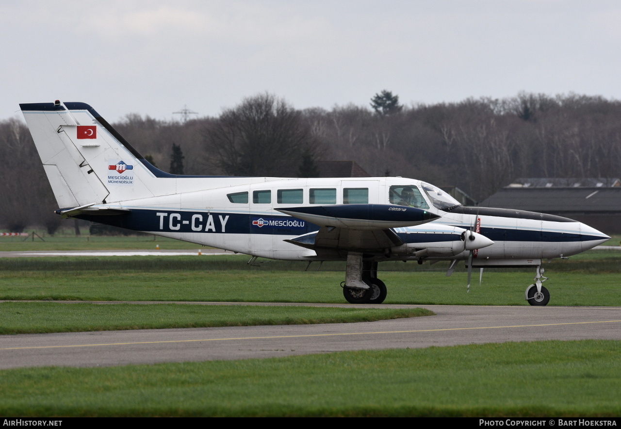 Aircraft Photo of TC-CAY | Cessna 402B Utililiner | Mescioğlu Mühendislik | AirHistory.net #179877