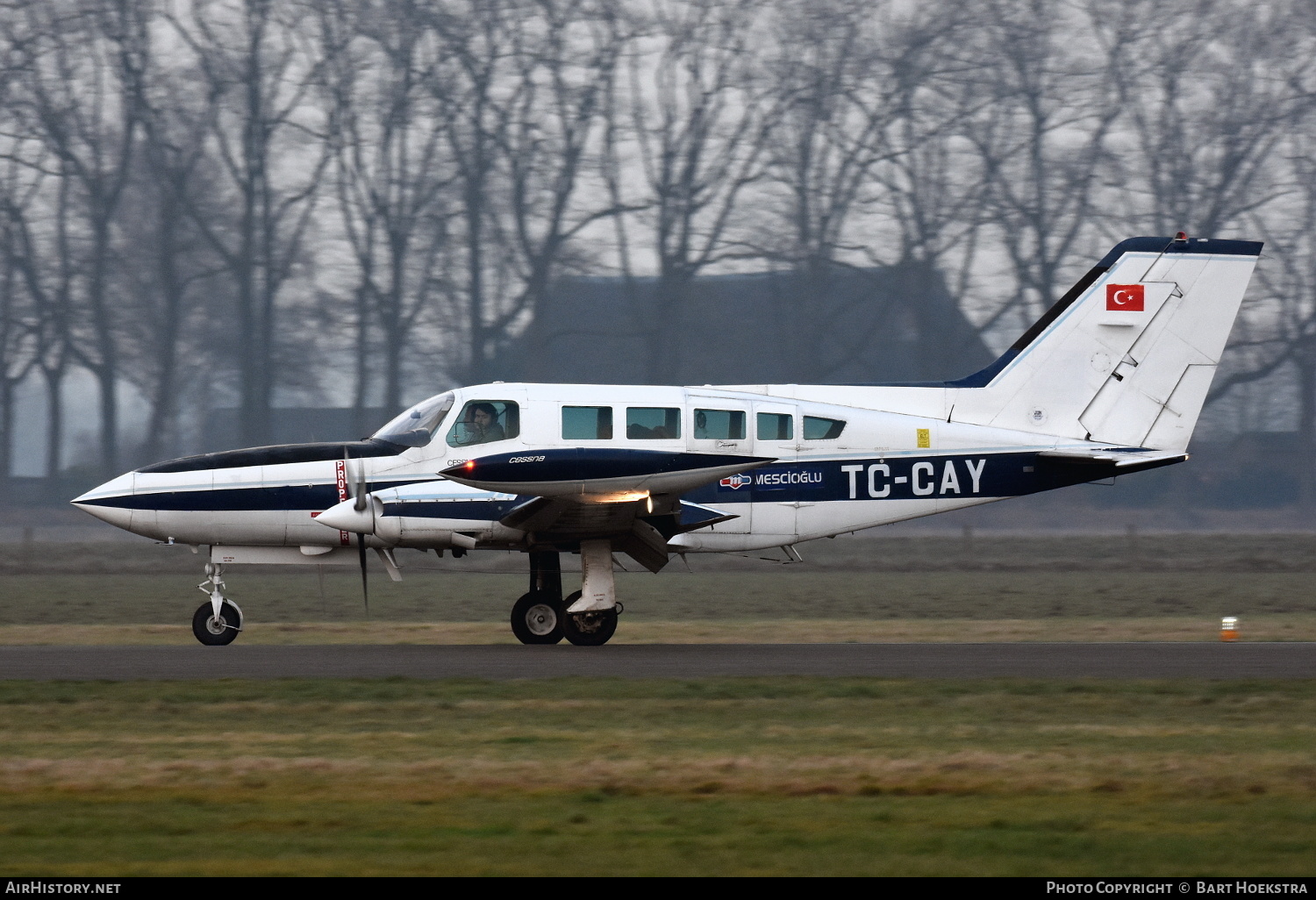 Aircraft Photo of TC-CAY | Cessna 402B Utililiner | Mescioğlu Mühendislik | AirHistory.net #179886