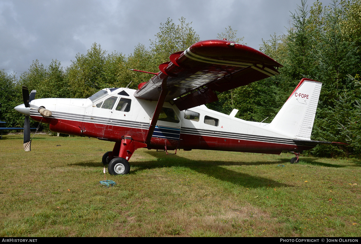 Aircraft Photo of C-FOPE | De Havilland Canada DHC-2 Turbo Beaver Mk3 | AirHistory.net #179903