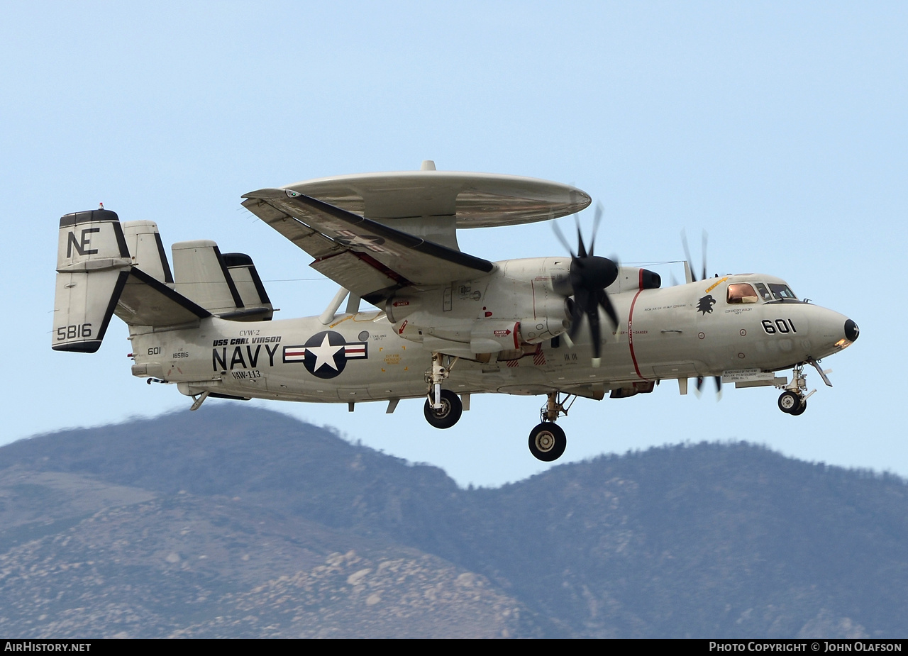 Aircraft Photo of 165816 / 5816 | Grumman E-2C Hawkeye 2000 | USA - Navy | AirHistory.net #179904