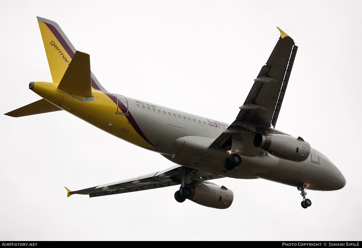 Aircraft Photo of D-AGWB | Airbus A319-132 | Germanwings | AirHistory.net #179928