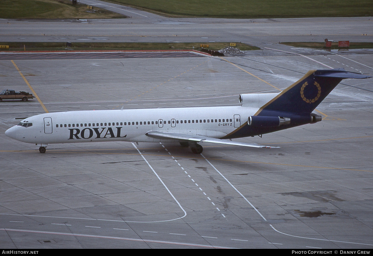 Aircraft Photo of C-GRYZ | Boeing 727-277/Adv | Royal Airlines | AirHistory.net #179931