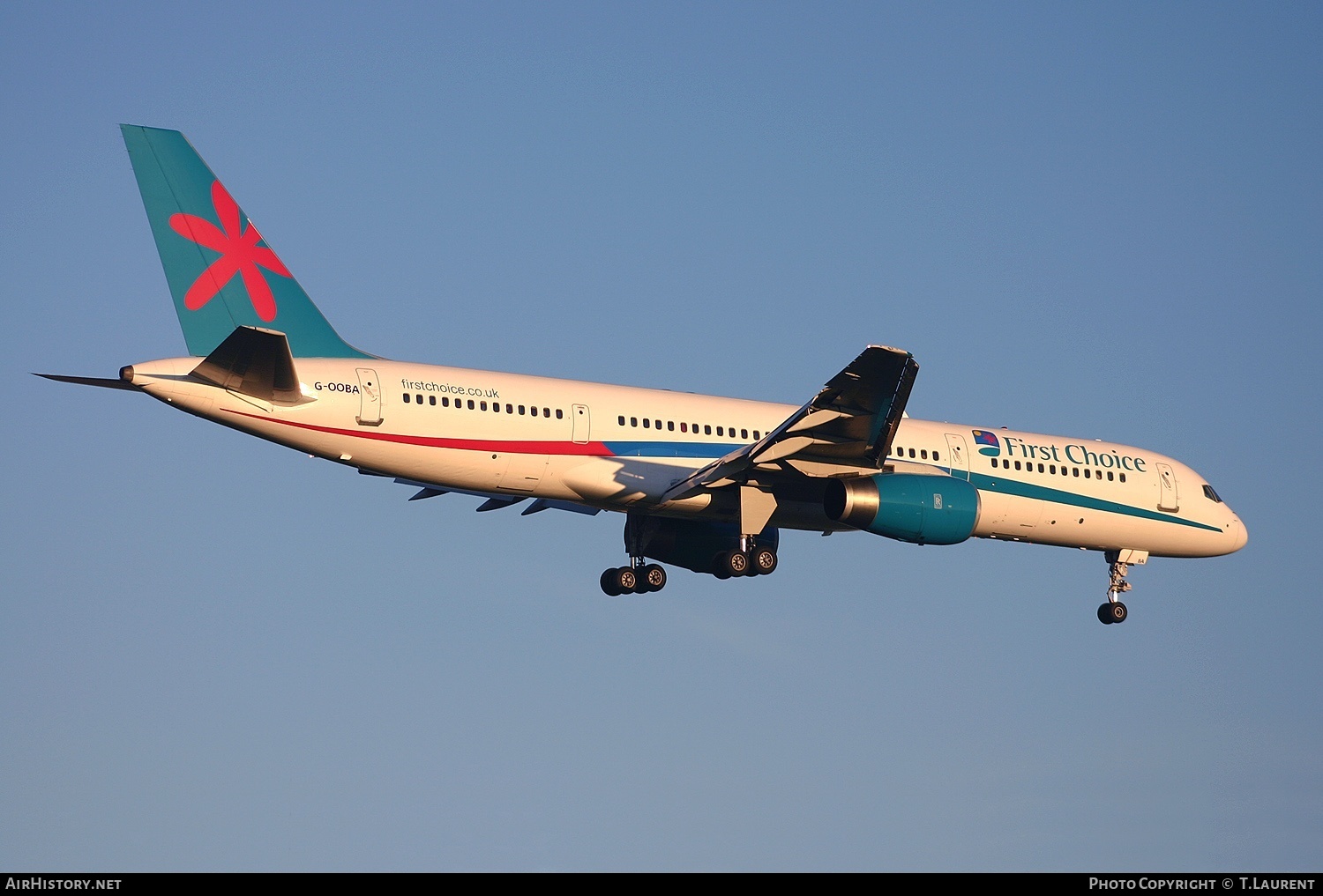 Aircraft Photo of G-OOBA | Boeing 757-28A | First Choice Airways | AirHistory.net #179954