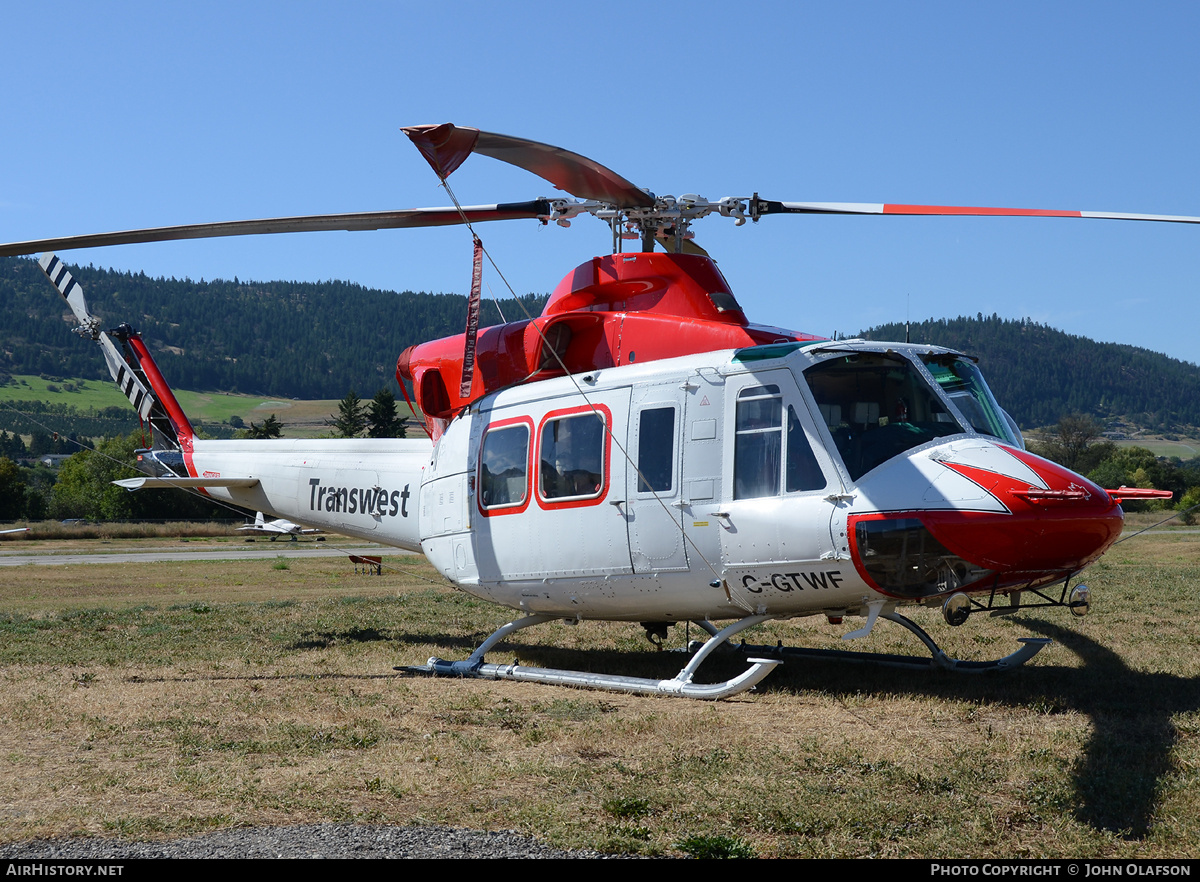 Aircraft Photo of C-GTWF | Bell 412 | Transwest Helicopters | AirHistory.net #179967