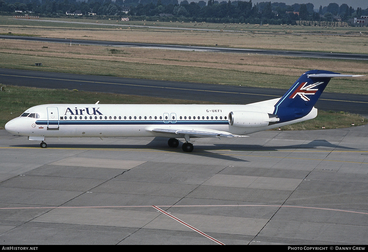 Aircraft Photo of G-UKFI | Fokker 100 (F28-0100) | Air UK | AirHistory.net #180010