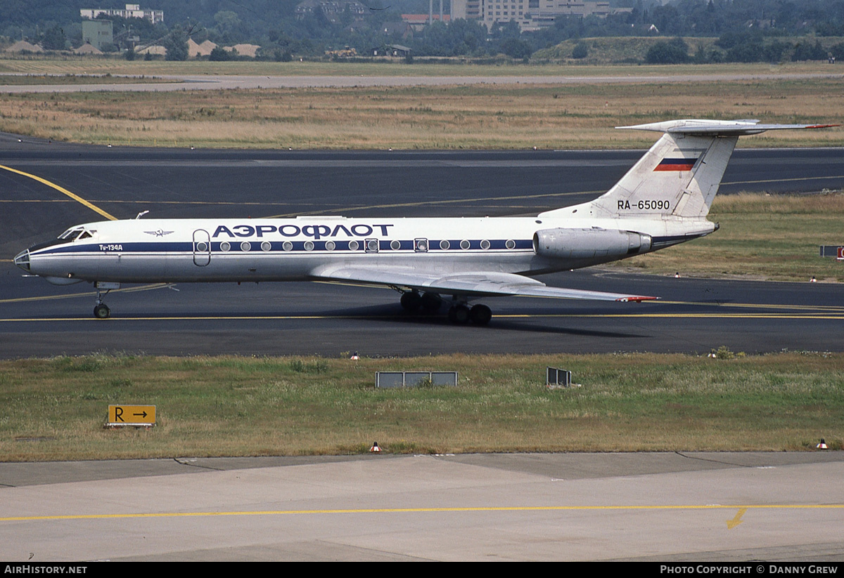 Aircraft Photo of RA-65090 | Tupolev Tu-134A | Aeroflot | AirHistory.net #180022