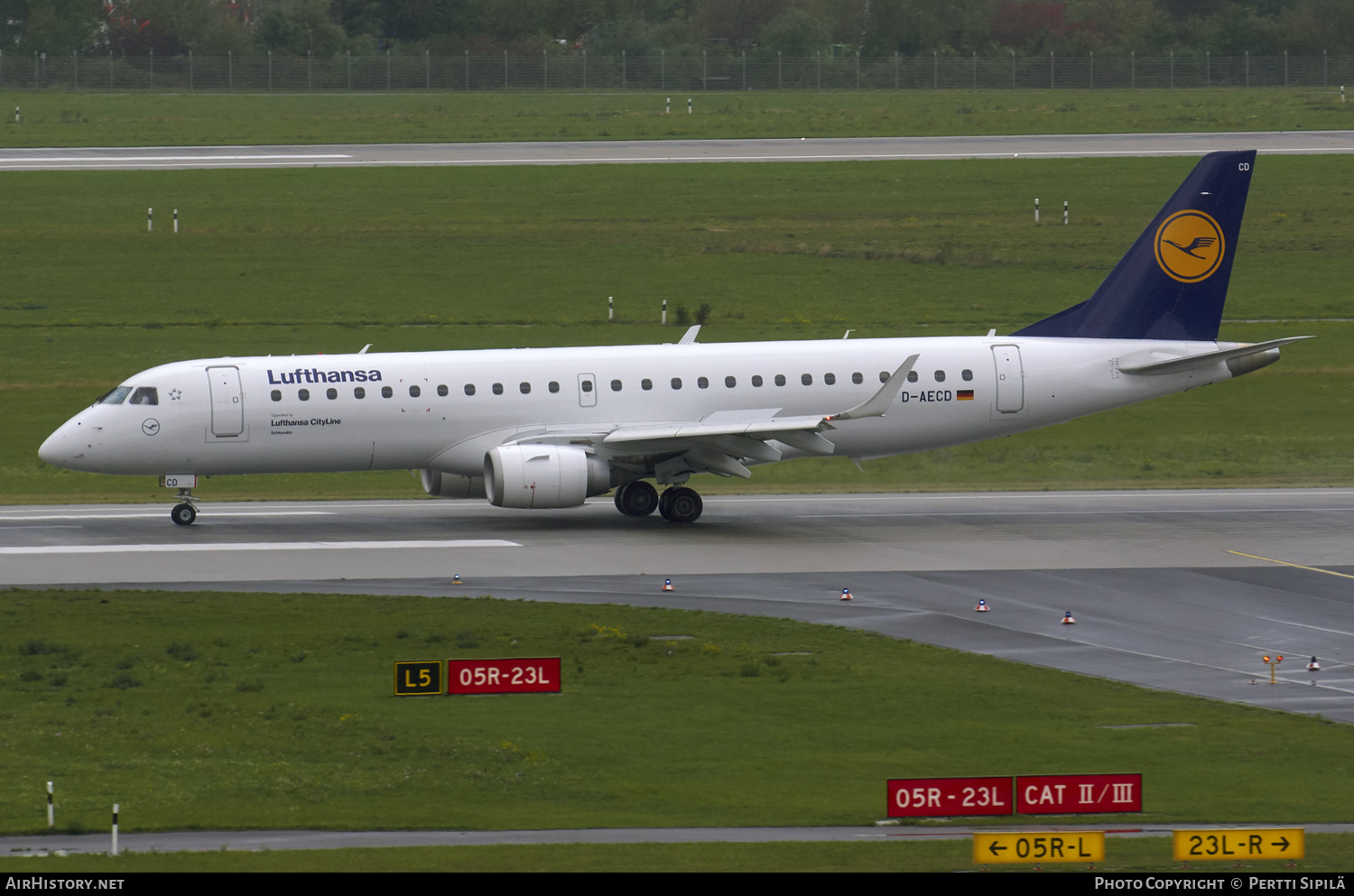 Aircraft Photo of D-AECD | Embraer 190LR (ERJ-190-100LR) | Lufthansa | AirHistory.net #180028